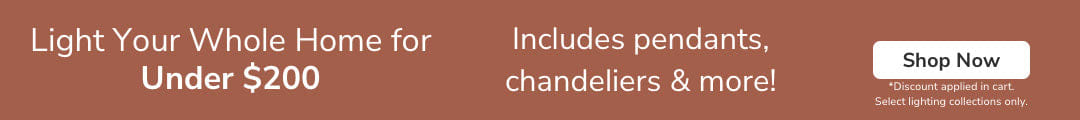 Light Your Whole Home for Under $200. Includes pendants, chandeliers & more! Shop Now.