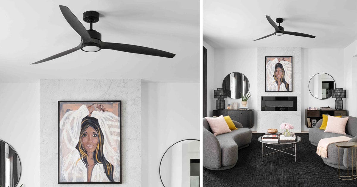 Park View ceiling fan in HGTV Urban Oasis 2022