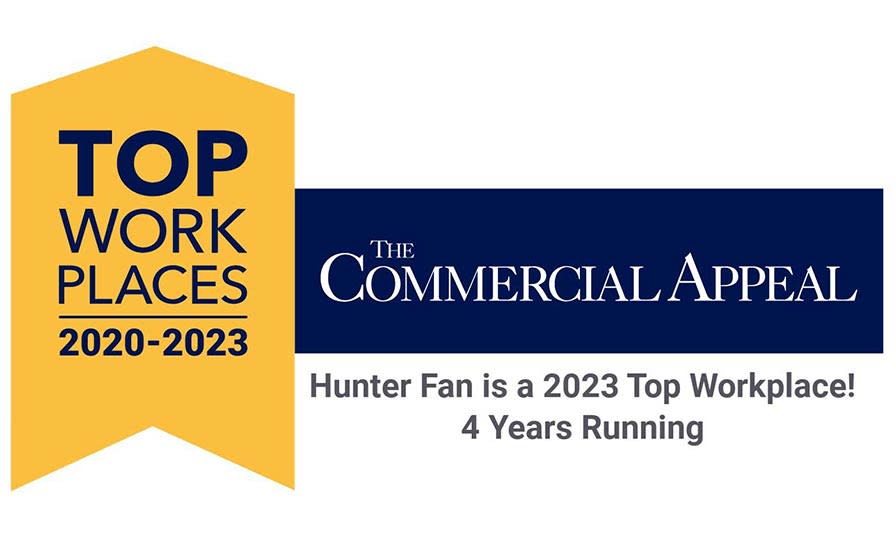 Hunter Fan Voted Top Places to Work