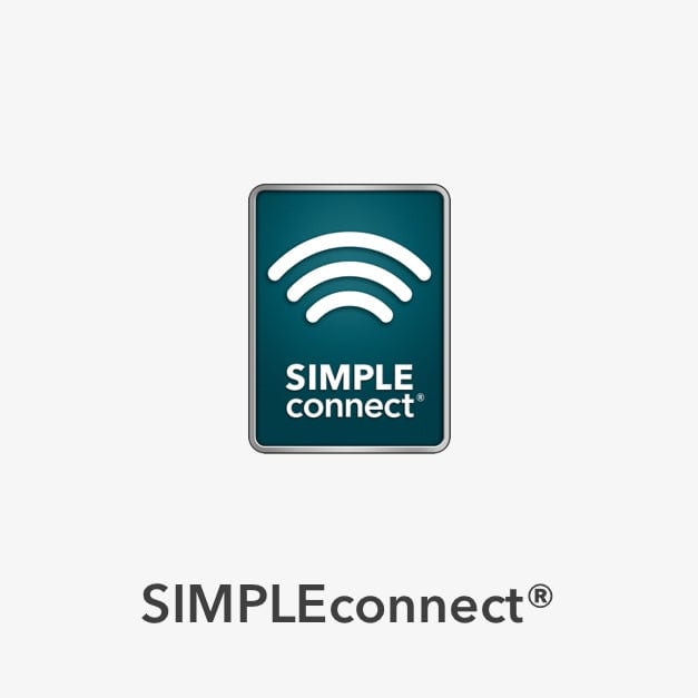 SIMPLEconnect technology logo | Ceiling fans with Wi-Fi capability