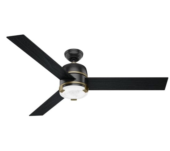 60inch Bureau ceiling fan in matte black finish