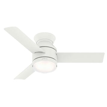 Ventilador de techo Dublin en acabado blanco mate