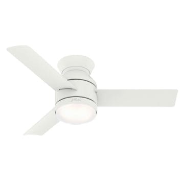 Dublin ceiling fan in matte white finish