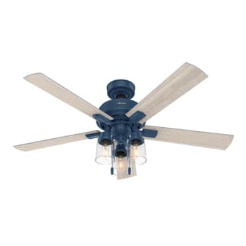 Ventilador de techo Hartland en acabado azul índigo