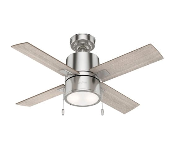 42inch Beck ceiling fan in brushed nickel finish