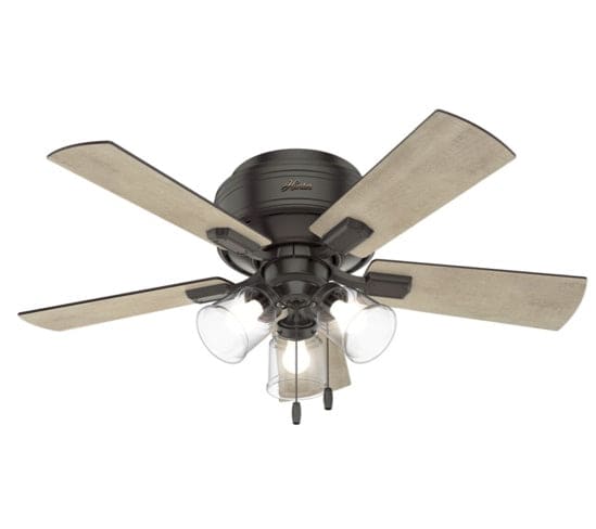 42inch Crestfield ceiling fan in noble bronze finish