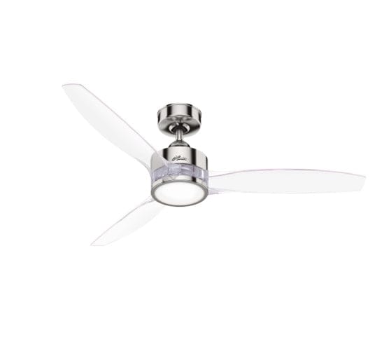 52inch Park View ceiling fan in polished nickel finish