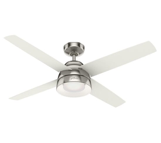 Vicenza ceiling fan in brushed nickel finish