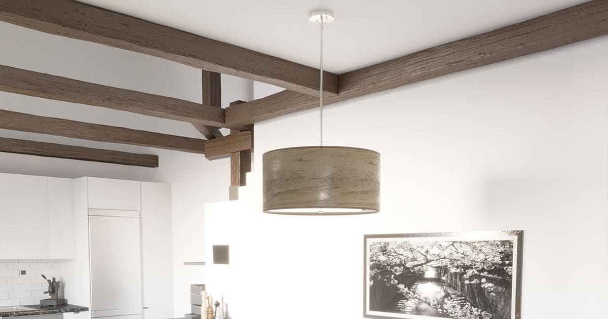 Solhaven pendant in open space kitchen