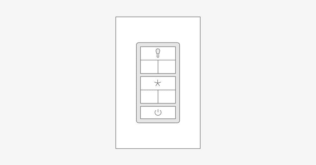light dimmer wall switch illustration
