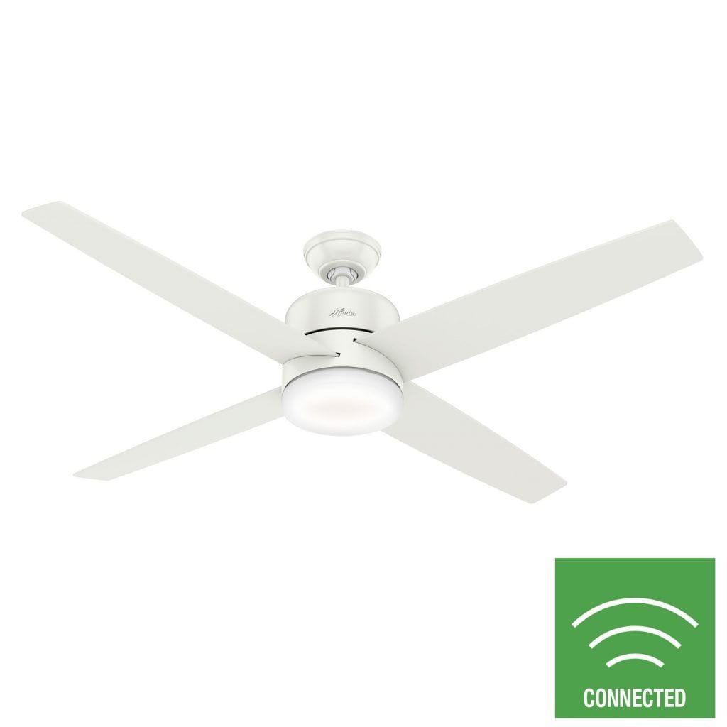 Advocate Hunter SIMPLEconnect WiFi ceiling fan for Apple HomeKit, Google Assistant, Amazon Alexa