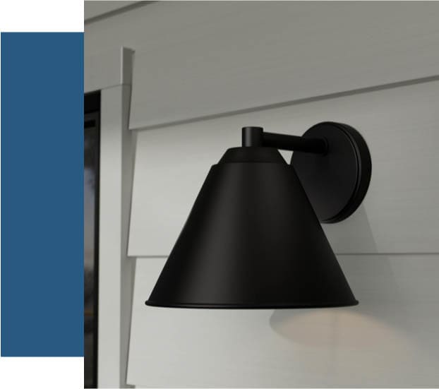 Aeronaut outdoor wall light.