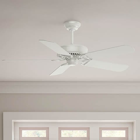 Panama Classic Ceiling Fan hanging on a ceiling