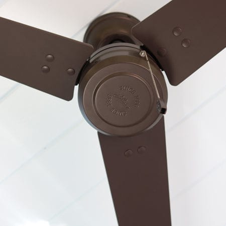 Cassius outdoor fan in Premier Bronze
