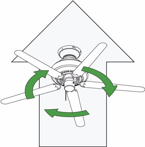 Ceiling Fan Direction in Summer