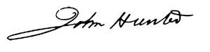 John Hunter's Signature