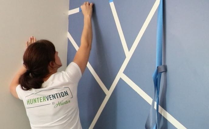 Huntervention team reveal accent wall