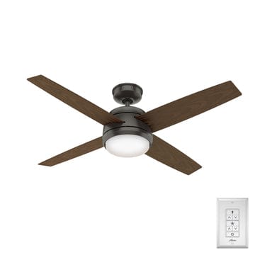 Oceana Outdoor with LED Light 52 inch Ceiling Fans Hunter Noble Bronze - P.A. Cocoa 