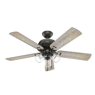 Shady Grove with 3 lights 52 inch Ceiling Fans Hunter Noble Bronze - Barnwood 