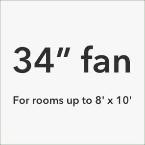 34inch ceiling fans