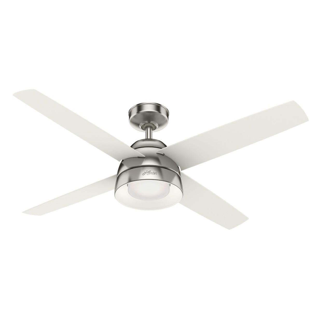 Vicenza ceiling fan in brushed nickel finish