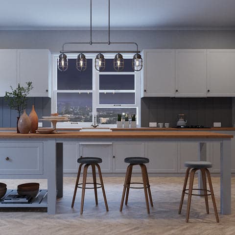 Starklake over kitchen island