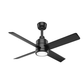 Trak Outdoor with light 60 inches 110V Ceiling Fans Hunter Black - Black 