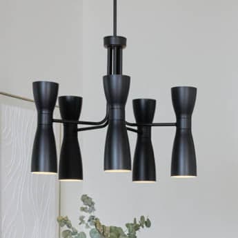 Zola Up and Down 10 Light 26 Inch Chandelier