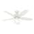 46 inch Cote Outdoor with LED Light Ceiling Fans Hunter Fresh White - Fresh White 