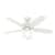 46 inch Cote Outdoor with LED Light Ceiling Fans Hunter Fresh White - Fresh White 