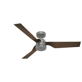 52 in Holcomb Ceiling Fans Hunter Matte Silver - Cocoa 