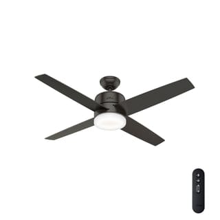 Advocate with LED Light 54 Inch-Smart Ceiling Fans Hunter Noble Bronze - Noble Bronze 