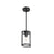 Astwood 1 Light Mini Pendant Lighting Hunter Matte Black - Clear 