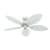Bayview Outdoor 54 inch Ceiling Fans Hunter White - White 