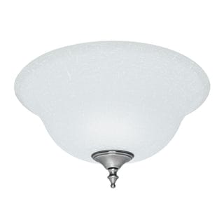White Linen Glass Bowl - 99162 Ceiling Fan Accessories Hunter Antique Pewter 