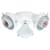 Three-Light White Fitter - 99135 Ceiling Fan Accessories Hunter White 