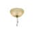 Glass Bowl-Frosted Amber - 99365 Ceiling Fan Accessories Hunter 