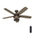 Coral Bay Outdoor with Light 52 inch Ceiling Fans Hunter Weathered Copper - Grey Pine 