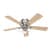 Crestfield Low Profile with 3 LED Lights 52 inch Ceiling Fans Hunter Brushed Nickel - Bleached Grey Pine 