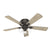 Crestfield Low Profile with 3 LED Lights 52 inch Ceiling Fans Hunter Noble Bronze - Bleached Grey Pine 