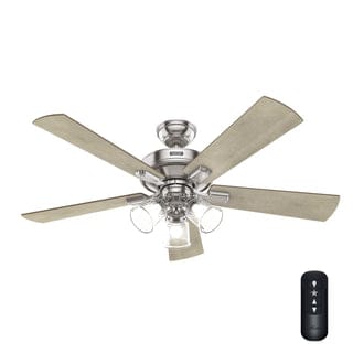 Crestfield with 3 LED Lights 52 inch Ceiling Fans Hunter 