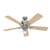 Crestfield with 3 LED Lights 52 inch Ceiling Fans Hunter Brushed Nickel - Bleached Grey Pine 