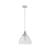 Cypress Grove 1 Light Pendant 13 inch Lighting Hunter Brushed Nickel - Clear Holophane 