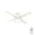 Dempsey Low Profile Outdoor with LED Light 44 inch Ceiling Fans Hunter Fresh White - Washed Oak 