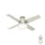 Dempsey Low Profile Outdoor with LED Light 44 inch Ceiling Fans Hunter Matte Nickel - Matte Nickel 