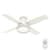 Dempsey Low Profile with Light 44 inch Ceiling Fans Hunter Fresh White - Blonde Oak 