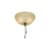 Glass Bowl-Frosted Amber - 99365 Ceiling Fan Accessories Hunter 