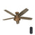 Hampshire with LED Light 52 inch Ceiling Fans Hunter Weathered Copper - Grey Pine 