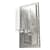 Kerrison 1 Light Wall Sconce Lighting Hunter Brushed Nickel - Clear Seeded 