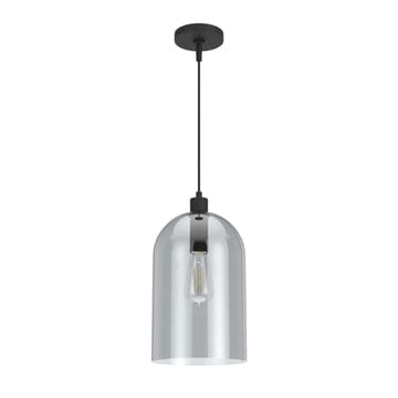 Lochmeade Smoked Glass 1 Light Large pendant